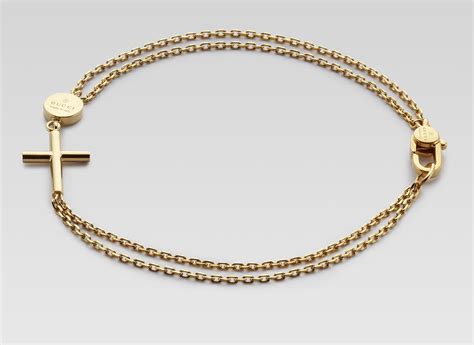 gucci mens gold bracelet